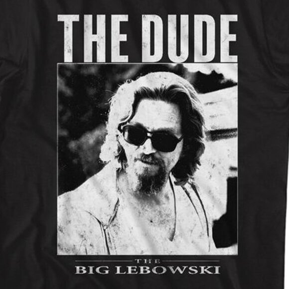 The Big Lebowski The Dude Shirt Movie Graphic Tee Retro Comedy Film Vintage Fan - Picture 2 of 5